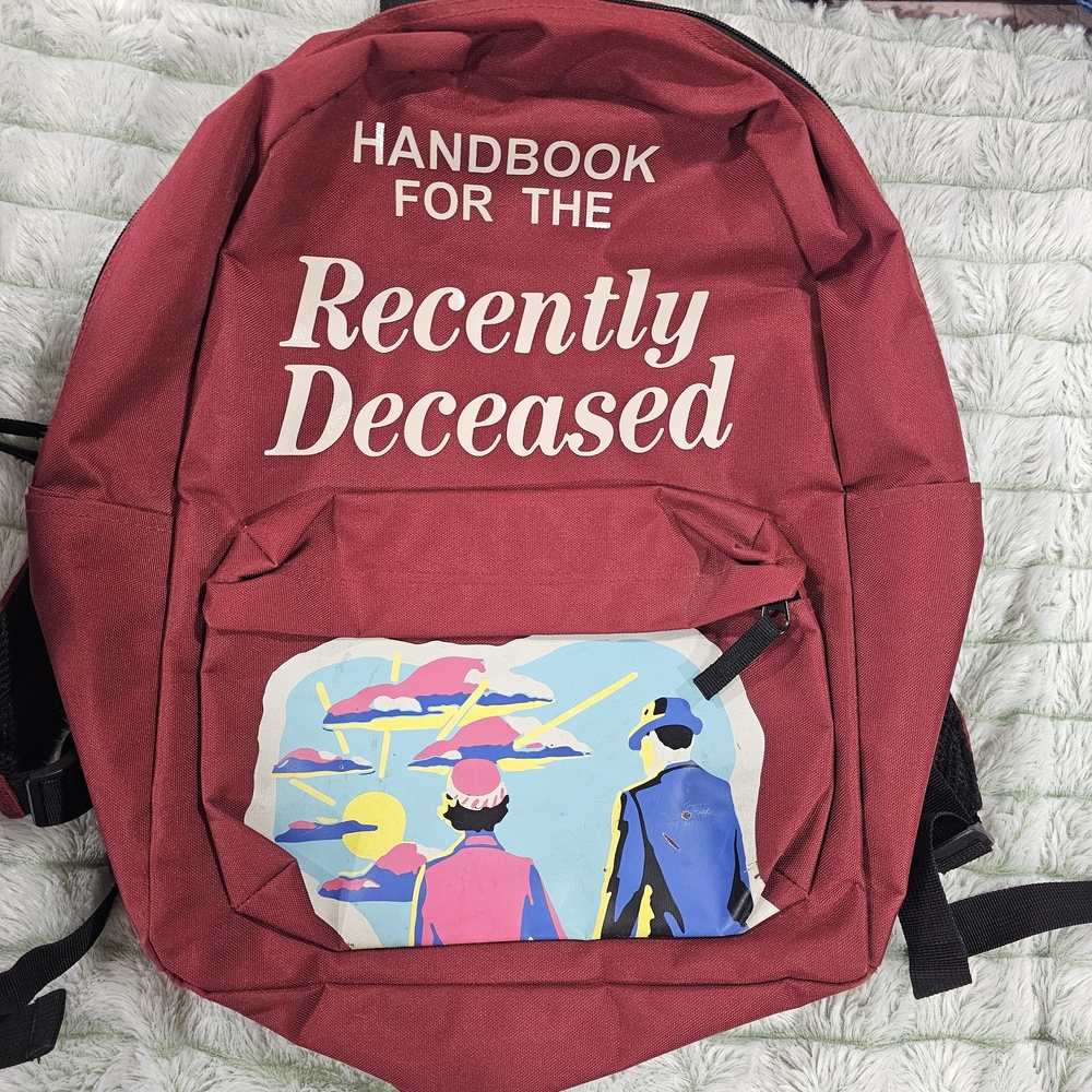 Beetlejuice HANDBOOK FOR THE RECENTLY DECEASED Backpack